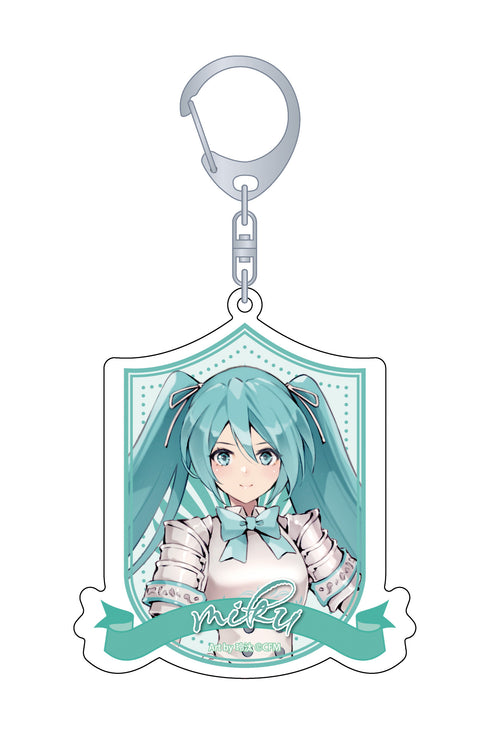 『初音ミクシリーズ』ホログラムアクリルキーホルダー/騎士 A 初音ミク